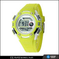 six color design PU band 30M WR sports thin digital watch